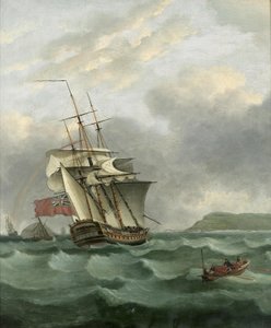 HMS Winterton Approaching Dover