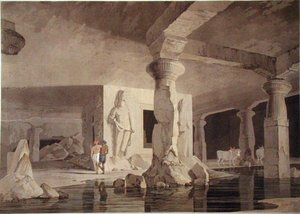 Part of the Temple of the Elephanta, plate VIII from 
