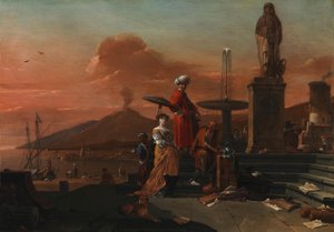 On the Gulf of Naples by Thomas Wyck