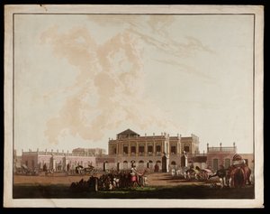 Old Government House from the Views of Calcutta