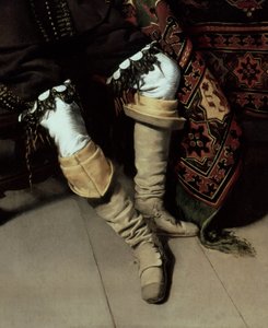 Constantijn Huygens and His Clerk (detail)