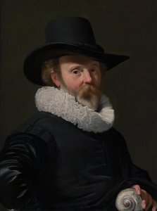 Portrait of a Man with a Shell by Thomas de Keyser