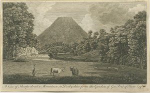 Dovedale - Thorpe Cloud (engraving) by Thomas of Derby (after) Smith
