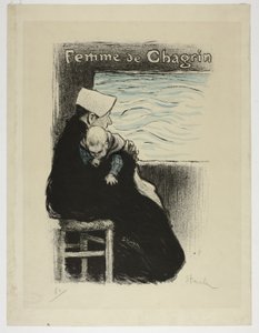 Woman of Sorrow by Théophile Alexandre Pierre Steinlen