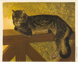 Summer: Cat on a Balustrade