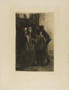 Two Women of the Street and Their Companions