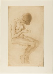 Woman Fixing Her Nails