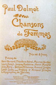 Songs of Women by Théophile Alexandre Steinlen