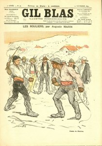 Cover of Gil Blas by Théophile Alexandre Steinlen