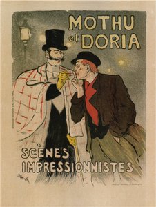 Mothu and Doria. Impressionist Scenes by Théophile Alexandre Steinlen