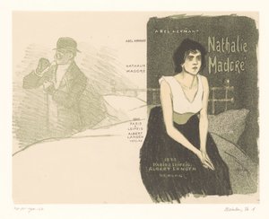 Design for Cover: Abel Hermant with Nathalie Madoré by Théophile Alexandre Steinlen