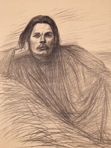 Portrait of the Author Maxim Gorky by Théophile Alexandre Steinlen