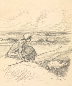 The Shepherdess by Théophile Alexandre Steinlen