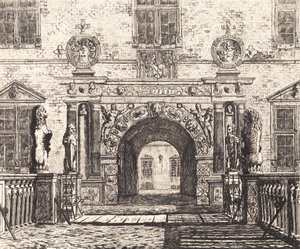 Entrance Gate at Vallø by Thorald Læssøe