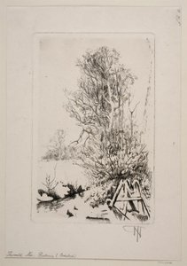 Trees by a Brook by Thorvald Niss