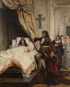 Peter the Great Visiting Madame de Maintenon in 1717, End of 19th Century