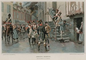 Arresting Deserters by Thure de Thulstrup