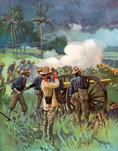 Field Artillery in Action by Thure de Thulstrup