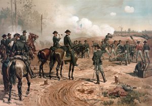 US Civil War: General Sherman During the Siege of Atlanta in 1864
