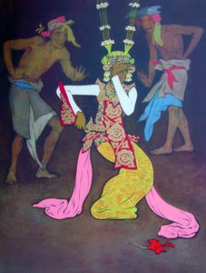 Classical Balinese Dancers by Thyra Kleen