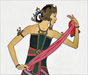 Classical Javanese Dancer by Thyra Kleen