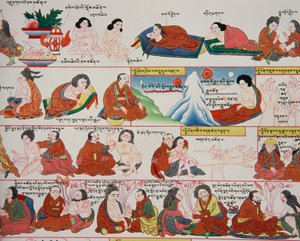 Manuscript on Tibetan Medicine (detail)