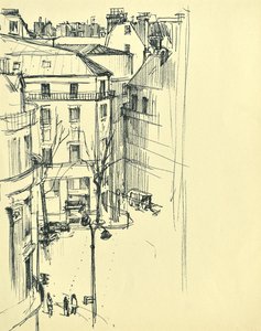 Corner of Paris by Tibor Dengyel