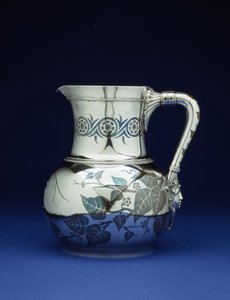 A mixed metal pitcher by Tiffany & Co, New York, c.1877