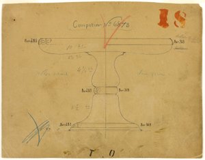 Design for Compotier No. 6873 by Tiffany and Company