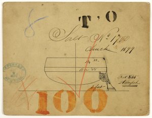 Design for Salt Dish No. 1700 by Tiffany and Company