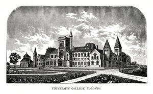University College, Toronto, Canada, 19th century by Tilton Waters
