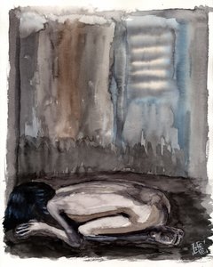 Curled in Despair by Tim Hoinkis