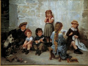 The Thrilling Passage: Children Listening to a Book