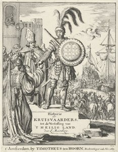Knight with the Coat of Arms of Jerusalem by Timotheus Ten Hoorn
