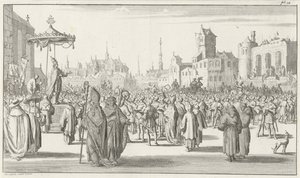 Pope Urban II preaches the First Crusade, 1683 by Timotheus Ten Hoorn