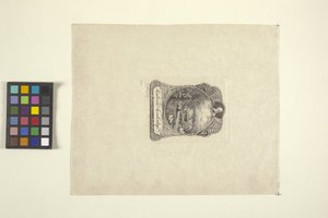 Book Plate for Calvin Coolidge by Timothy Cole