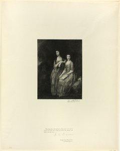 The Sisters: Mrs. Sheridan and Mrs. Tickell, from Old English Masters by Timothy Cole