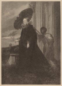 Marchesa Elena Grimaldi, Wife of Marchese Nicola Cattaneo by Timothy Cole after Sir Anthony van Dyck