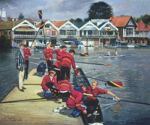 Towards the Boathouses, Henley, 1997