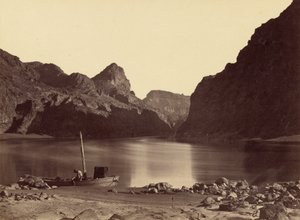 Black Canyon, Colorado River, From Camp 8, Looking Above by Timothy H. OSullivan
