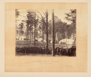 Headquarters Army of the Potomac, Brandy Station, Virginia by Timothy H. OSullivan