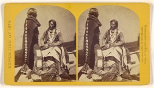 Ute Braves, of the Kah-poh-teh Band, Northern New Mexico, in Full Dress by Timothy H. O