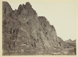 Bluff Opposite Big Horn Camp, Black Canyon, Colorado River