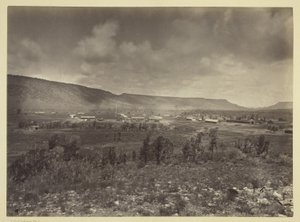 Distant View of Camp Apache, Arizona by Timothy O