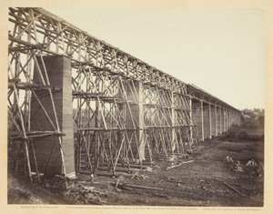 High Bridge Crossing the Appomattox, Near Farmville by Timothy O