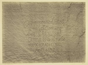 Historic Spanish Record of the Conquest, South Side of Inscription Rock, N.M. Geographical & Geological Explorations & Surveys West of the 100th Meridian. Expedition of 1873. by Timothy O