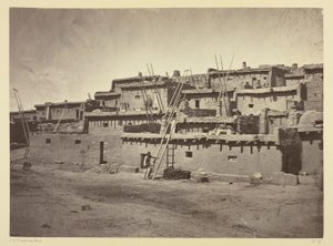 Section of the South Side of Zuni Pueblo, N.M. by Timothy O