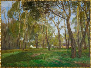 Prater gardens in Vienna by Tina Blau