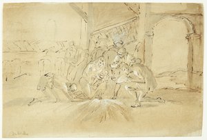Adoration of the Shepherds by Tintoretto