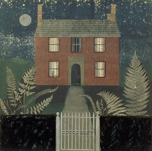 House at night by Tirzah Ravilious
